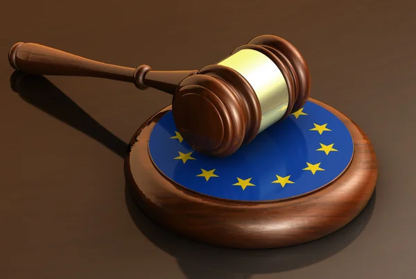 Derecho de la Unión Europea Parlamento Europeo — Foto de Stock