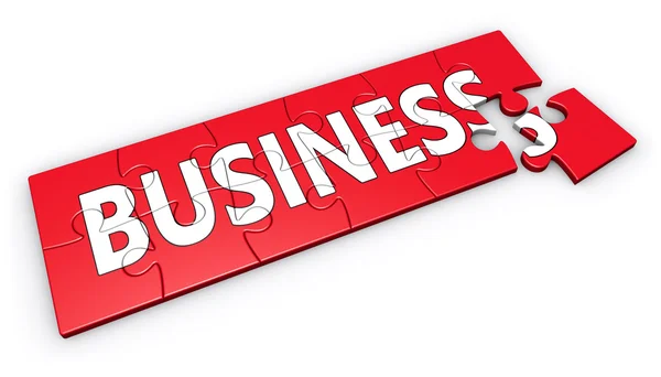 Building New Business Puzzle Concept — Stock Photo, Image