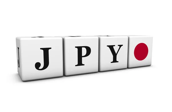 JPY Yen japonés Japón Código de moneda —  Fotos de Stock