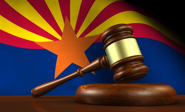 Arizona gesetz rechtssystem konzept — Stockfoto
