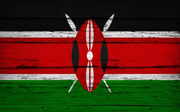 Kenya Flag Grunge Background — Stock Photo, Image