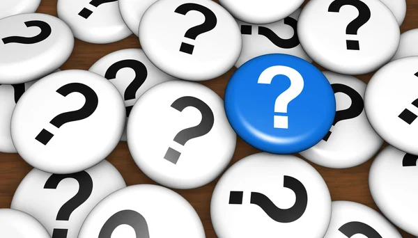 Question Mark Faq Questions Concept — Stock Photo, Image