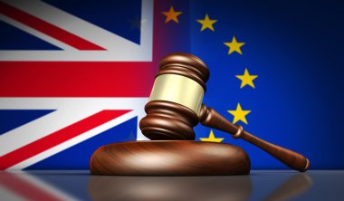Brexit yeni Avrupa Birliği yasaları ve yönetmelikleri kavramı