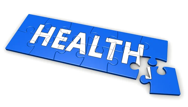 Health Puzzle Concept — Stock Photo, Image