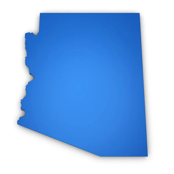 Arizona statskarta — Stockfoto