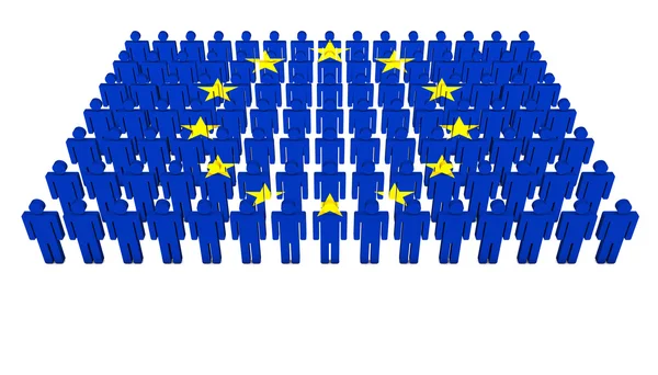 Unione europea Bandiera dell'UE — Foto Stock