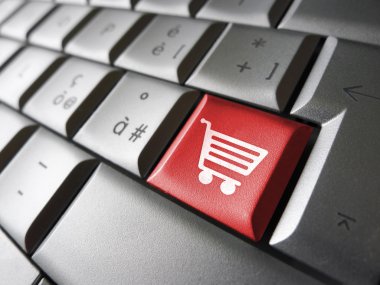 Online alışveriş Icon kavramı