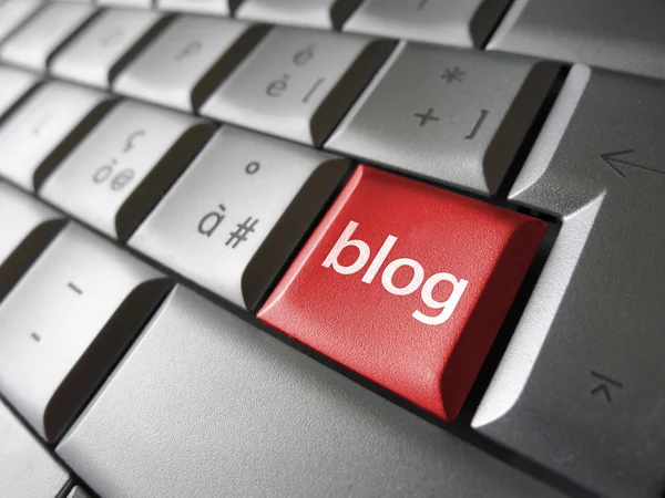 Blog anahtar Web kavramı — Stok fotoğraf