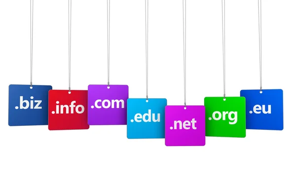 Internet Domain όνομα Web έννοια — Φωτογραφία Αρχείου