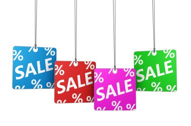 Satılık fiyat etiketleri kavramı