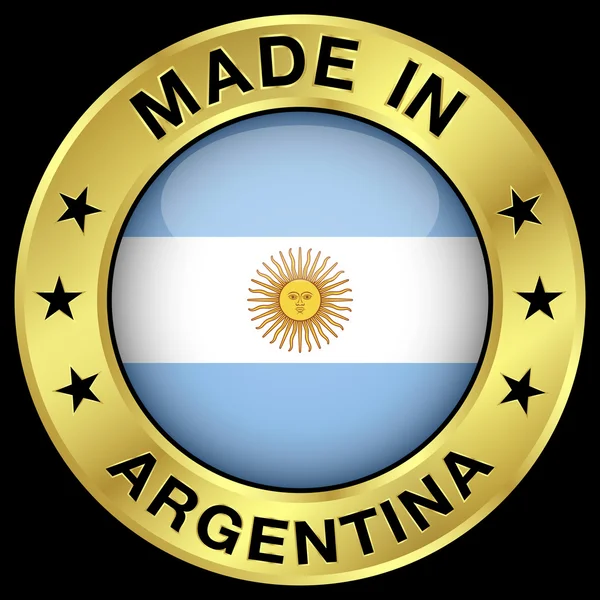 Hergestellt in Argentinien — Stockvektor