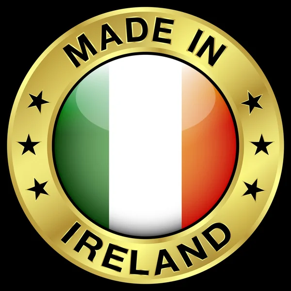Fabricado na Irlanda — Vetor de Stock