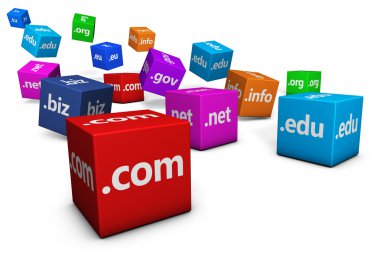 Web And Internet Domain Names clipart