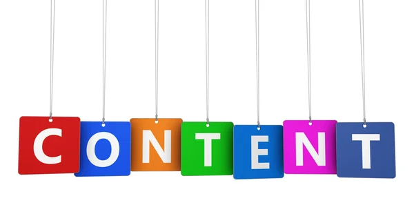 Content marketing — Stockfoto