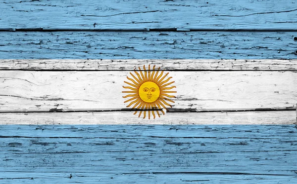 Argentina bandiera Grunge sfondo — Foto Stock