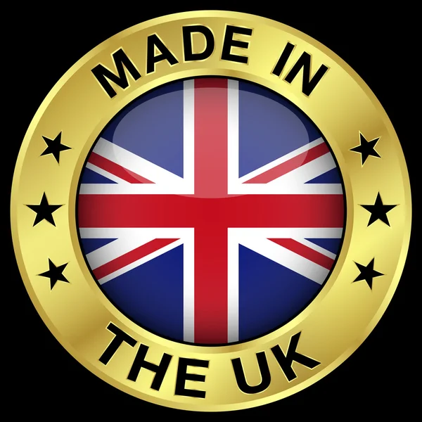 Gemaakt In het Verenigd Koninkrijk — Stockvector