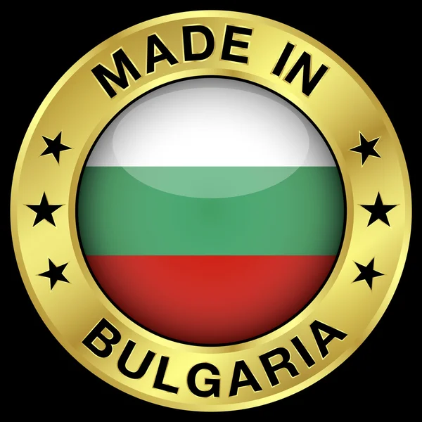 Hecho en bulgaria — Vector de stock