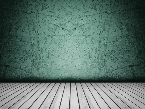 Grunge Concrete Sfondo smeraldo — Foto Stock