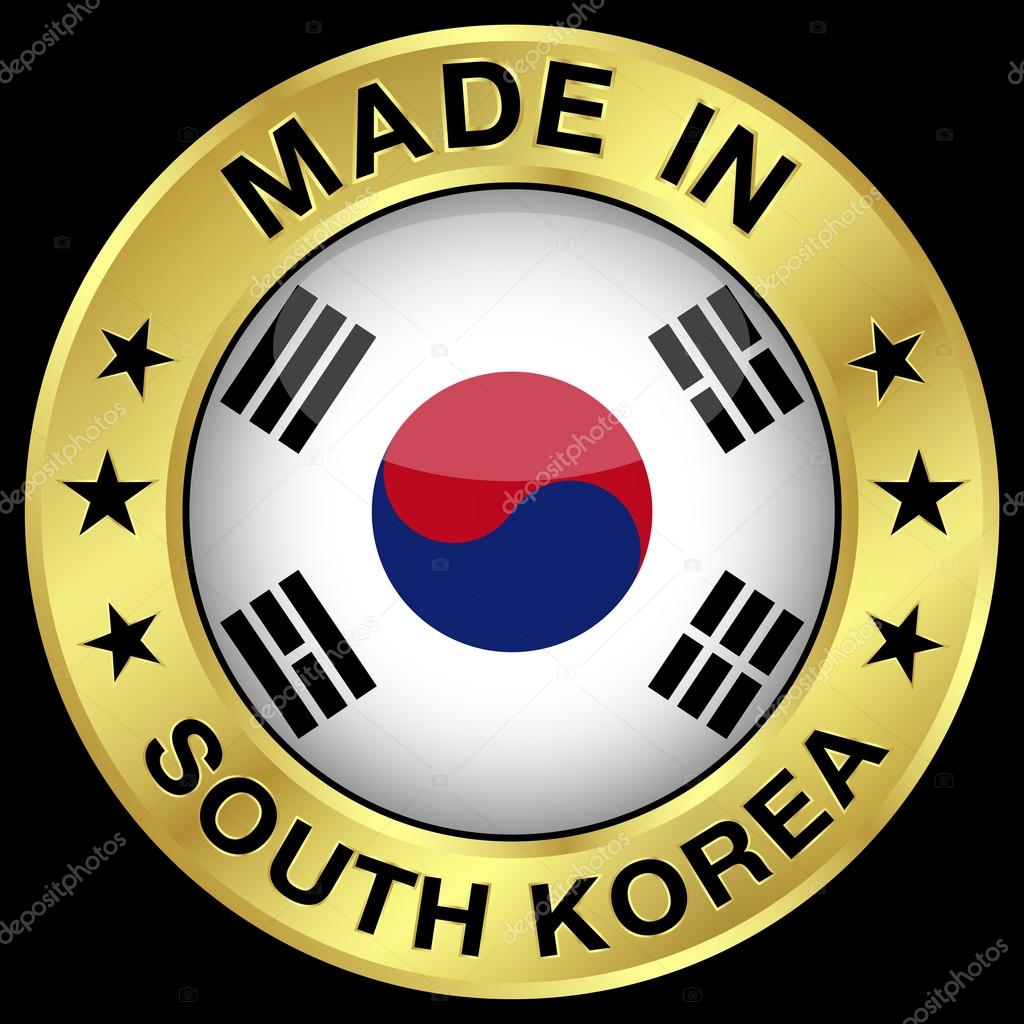 South Korea Made In Badge
