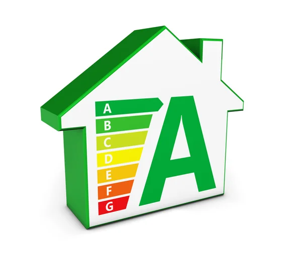 Green Energy House Icon — Stock Photo, Image