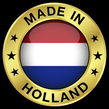 Holland Made In Badge clipart