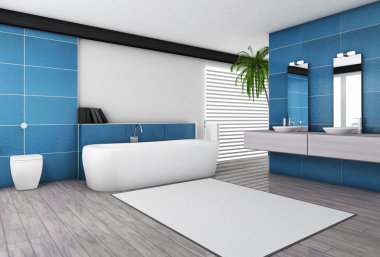 Modern banyo Akuamarin iç