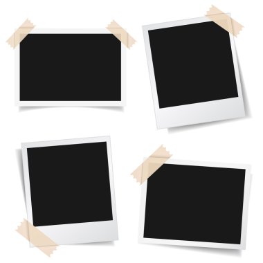 Photo Frame Collection Adhesive Tape clipart