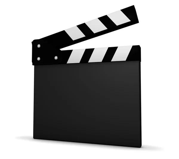 Film und Film leere Klapptafel — Stockfoto