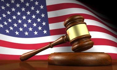US Law And American Justice Concept clipart