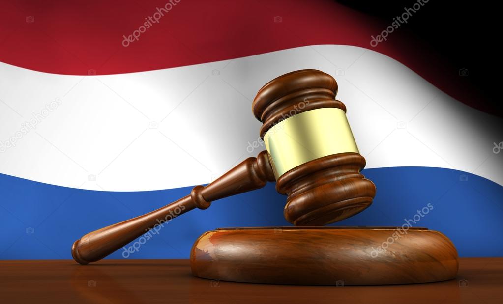 Netherlands Law And Dutch Justice Concept — Stock Photo © NiroDesign