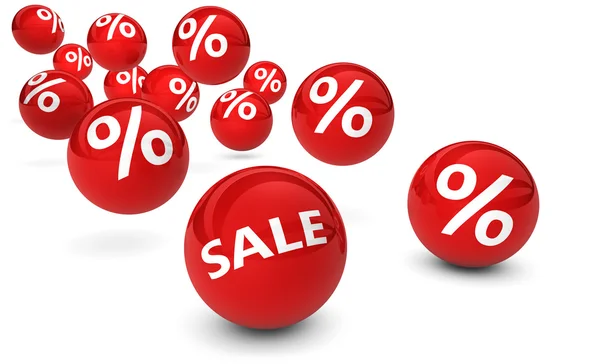 Shopping Sale Percent Discount Symbol — Stock Photo, Image