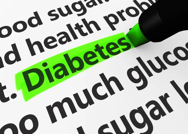 Diabetes Sign Concept — Stock Photo, Image