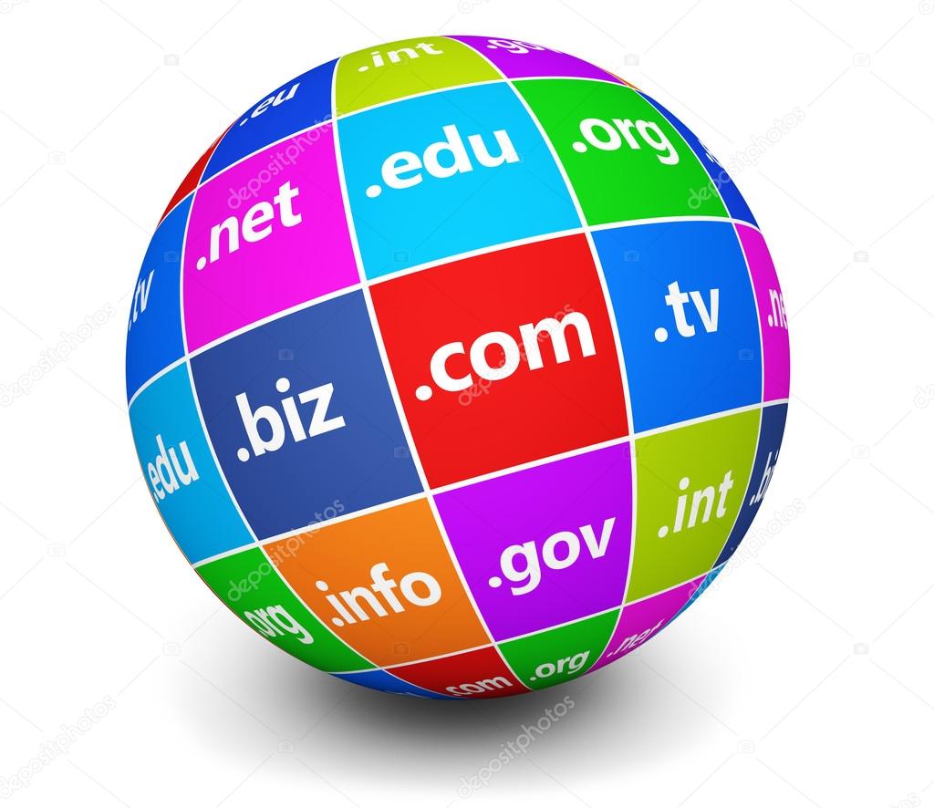 Domain Names Sign Web Globe