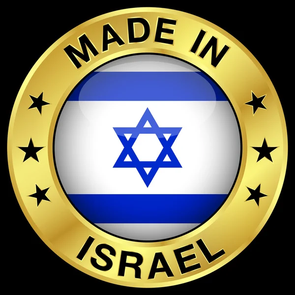 Israel i Badge — Stock vektor