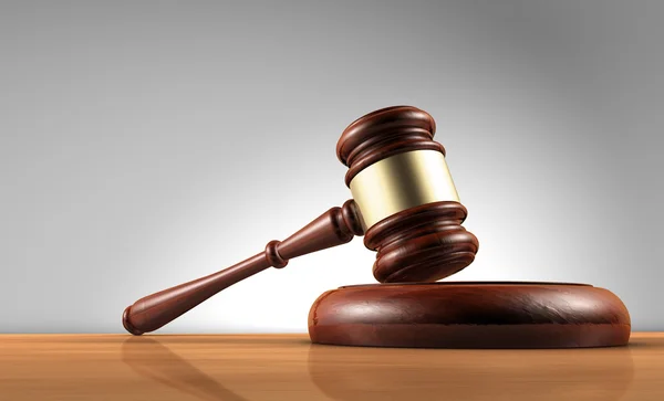 Lagen domare och rättvisa Symbol — Stockfoto
