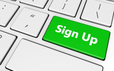 Sign Up Pc Button