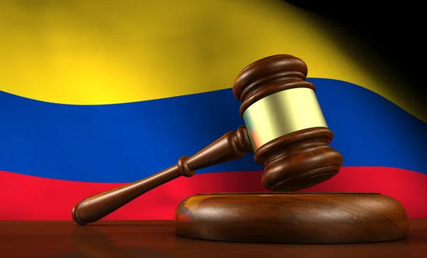 Colombia Ley Concepto de Sistema Legal —  Fotos de Stock