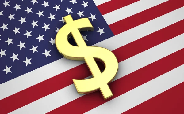 Stati Uniti Economia Dollari USA Concetto — Foto Stock