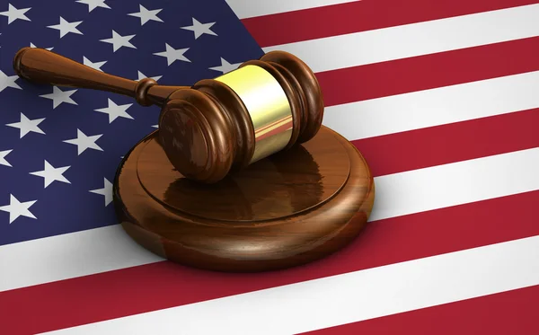 Ley de los Estados Unidos y concepto de justicia de los Estados Unidos —  Fotos de Stock