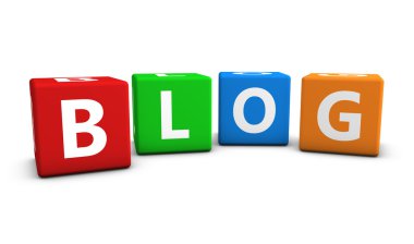 Blog harfler renkli küpleri