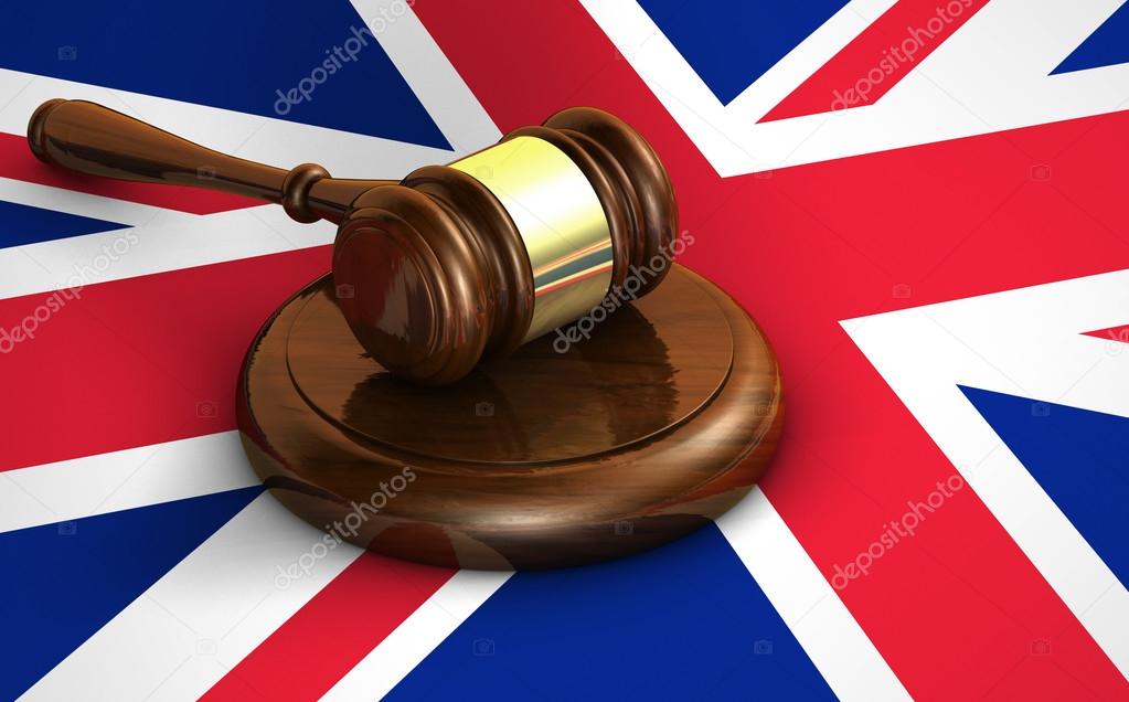 Uk Law And British Legal System Concept
