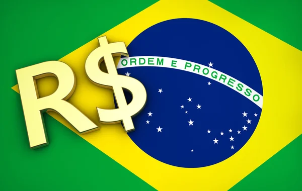 Koncept ekonomiky Brazílie — Stock fotografie