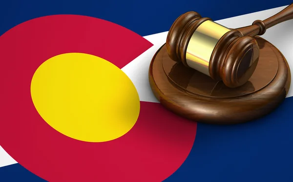 Colorado zákon právní systém koncept — Stock fotografie
