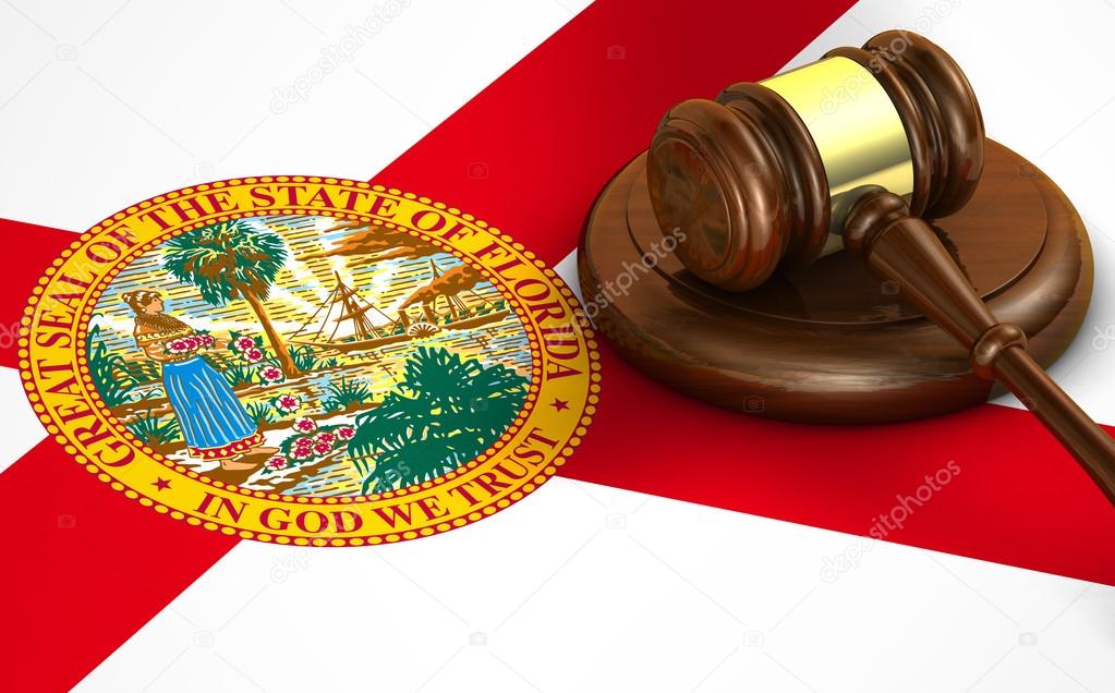 Florida State Law Legal System Concept