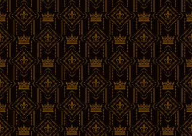 duvarlar vintage Dikişsiz desen için Şam dekoratif duvar kağıdı