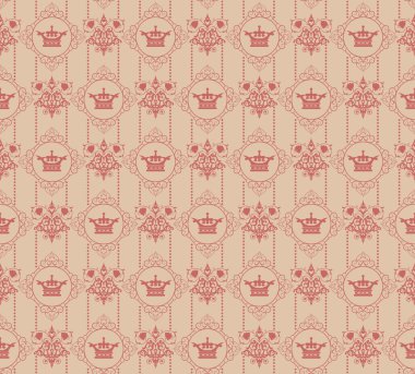 Dikişsiz desen arka plan Şam. Vektör çizim