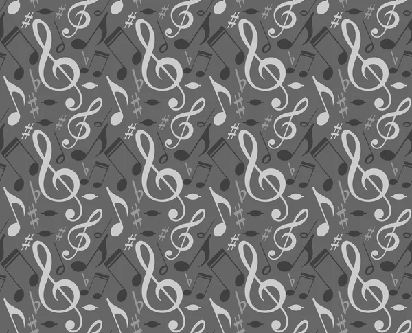 Abstract background, music, music notes seamless pattern, vector — Stock Vector