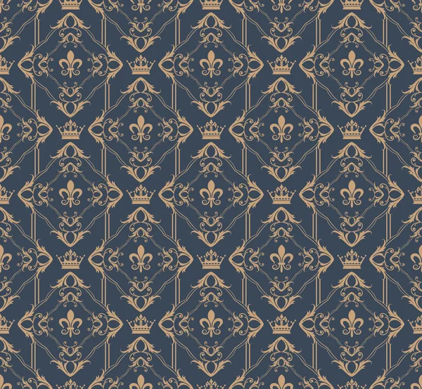 Vintage seamless pattern — Stock Vector