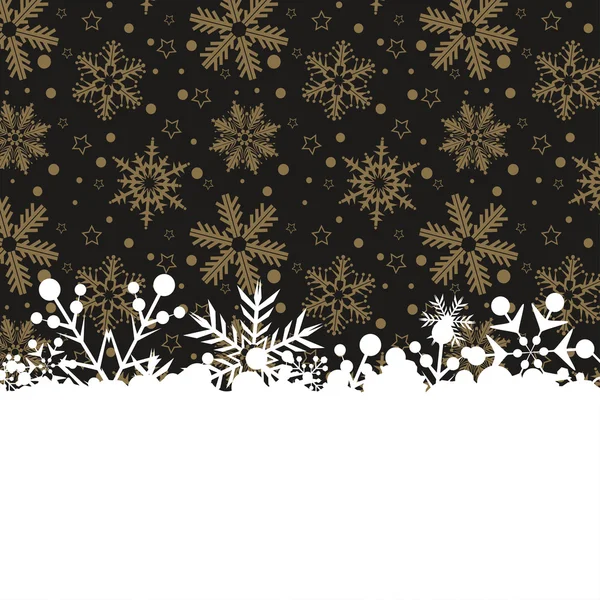 Christmas card. Frame, border, template for graphic design. Christmas frame. Vector — Stock Vector