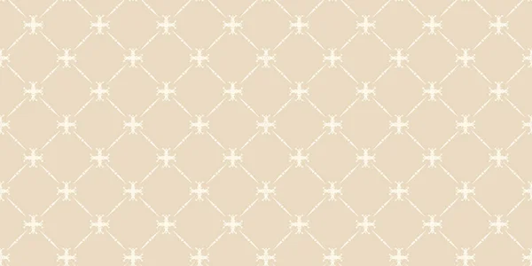 Beige Achtergrond Patronen Naadloze Behang Textuur — Stockvector